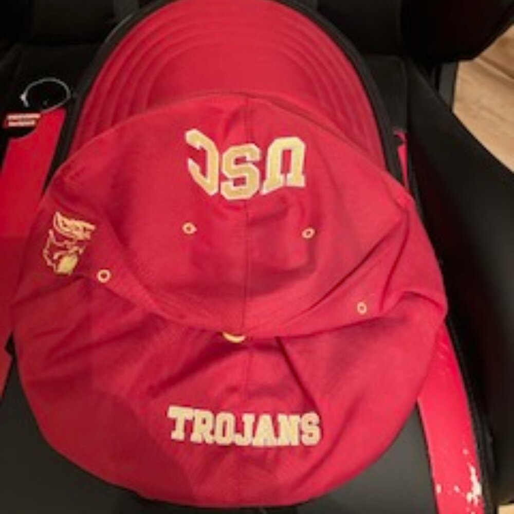 USC Trojans Expandable Backpack in Cardinal and Gold never used